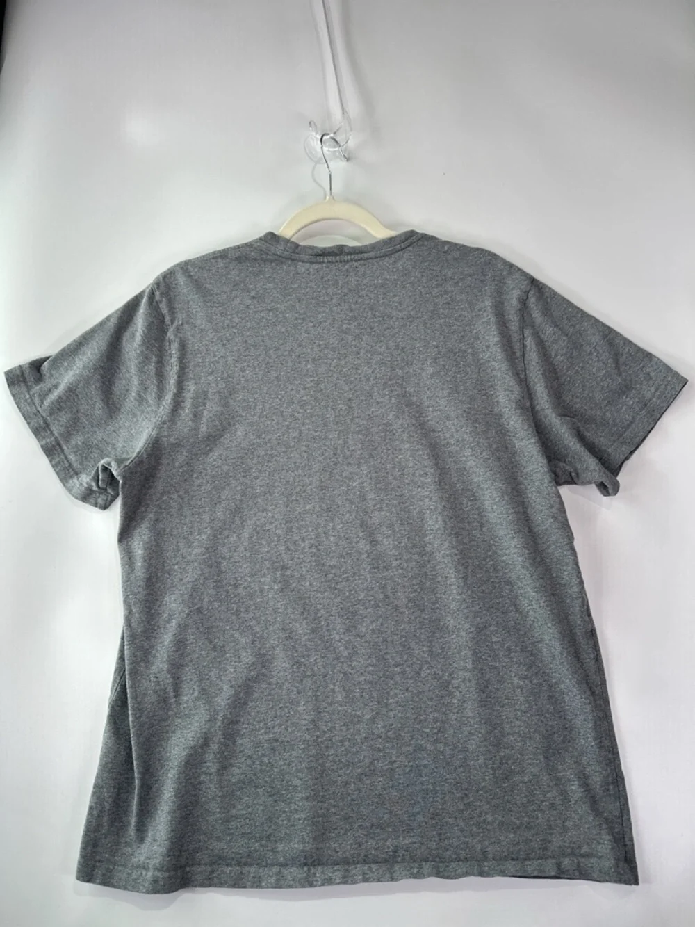 Everlane Men's Premium Weight Crewneck Tee Organic Cotton Heather Grey Large - Picture 3 of 9